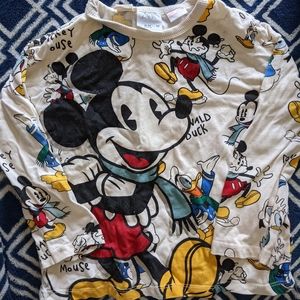 Zara Mickey Mouse Long Sleeves